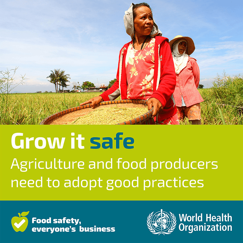 Grow it Safe - Agriculture and food producers need to adopt good practices