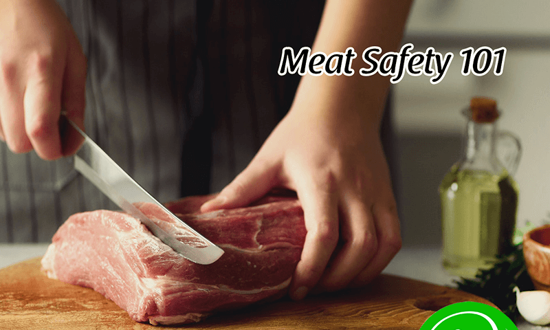 Meat can be a source of protein – an important nutrient in one’s diet, but it can also be an environment for bacterial growth.
