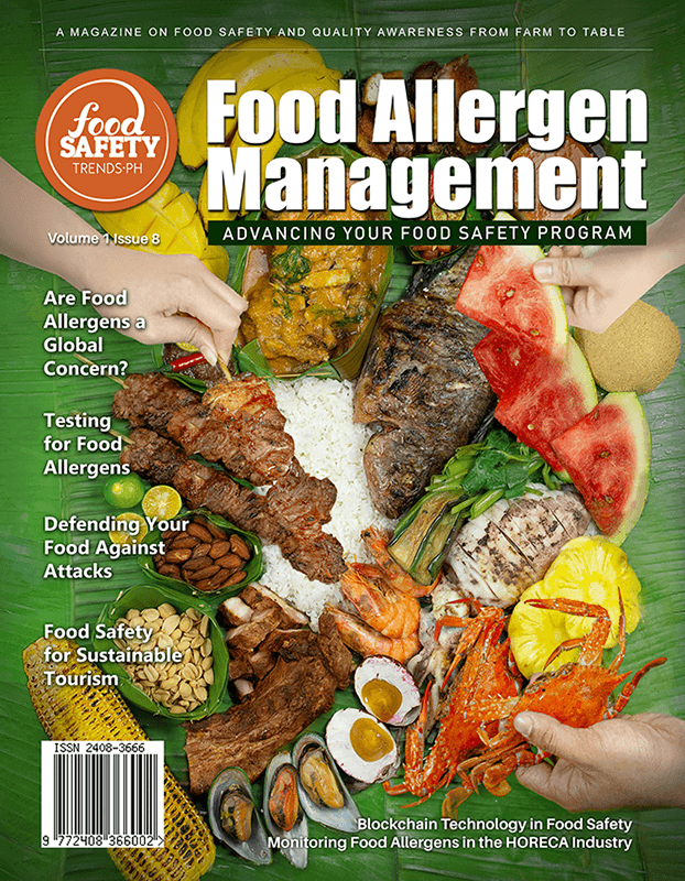 Food Safety Trends Magazine Philippines Issue 8 - Food Allergen Management advancing your food safety program